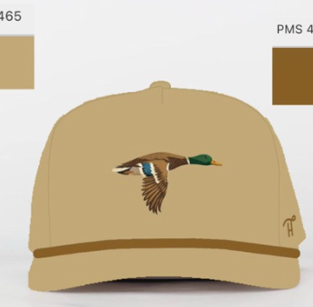 Flying Duck Embroidered Hat
