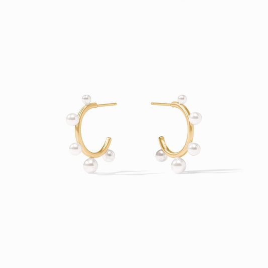 Hydra Stone Hoop - Pearl