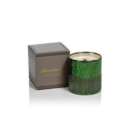 Siberian Fir Antique Green Scented Candle w/Giftbox