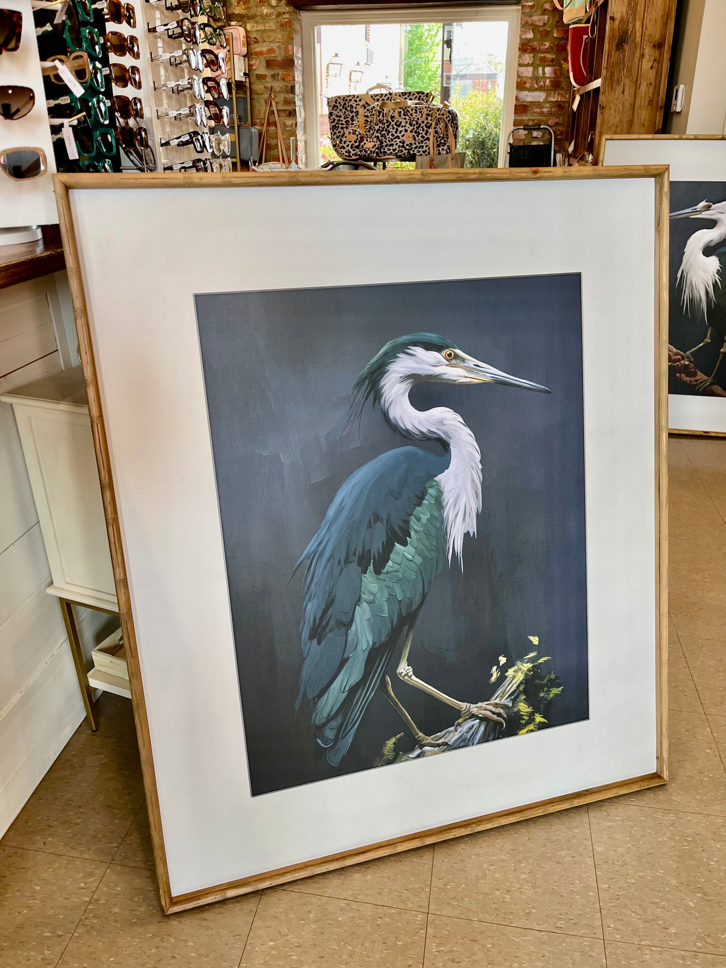 Birds of a Feather Framed Heron Wall Art (2 Styles)