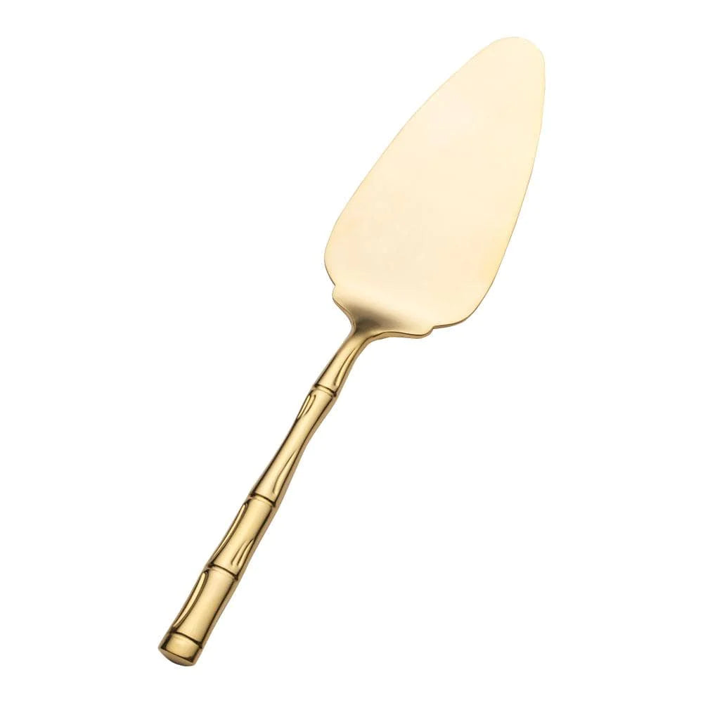 Wallace Bamboo Gold Pie Server