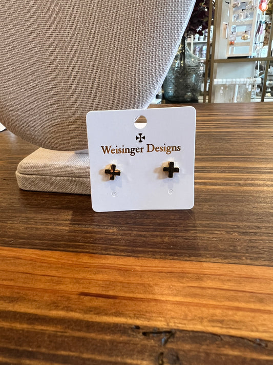 Cross Stud Earrings