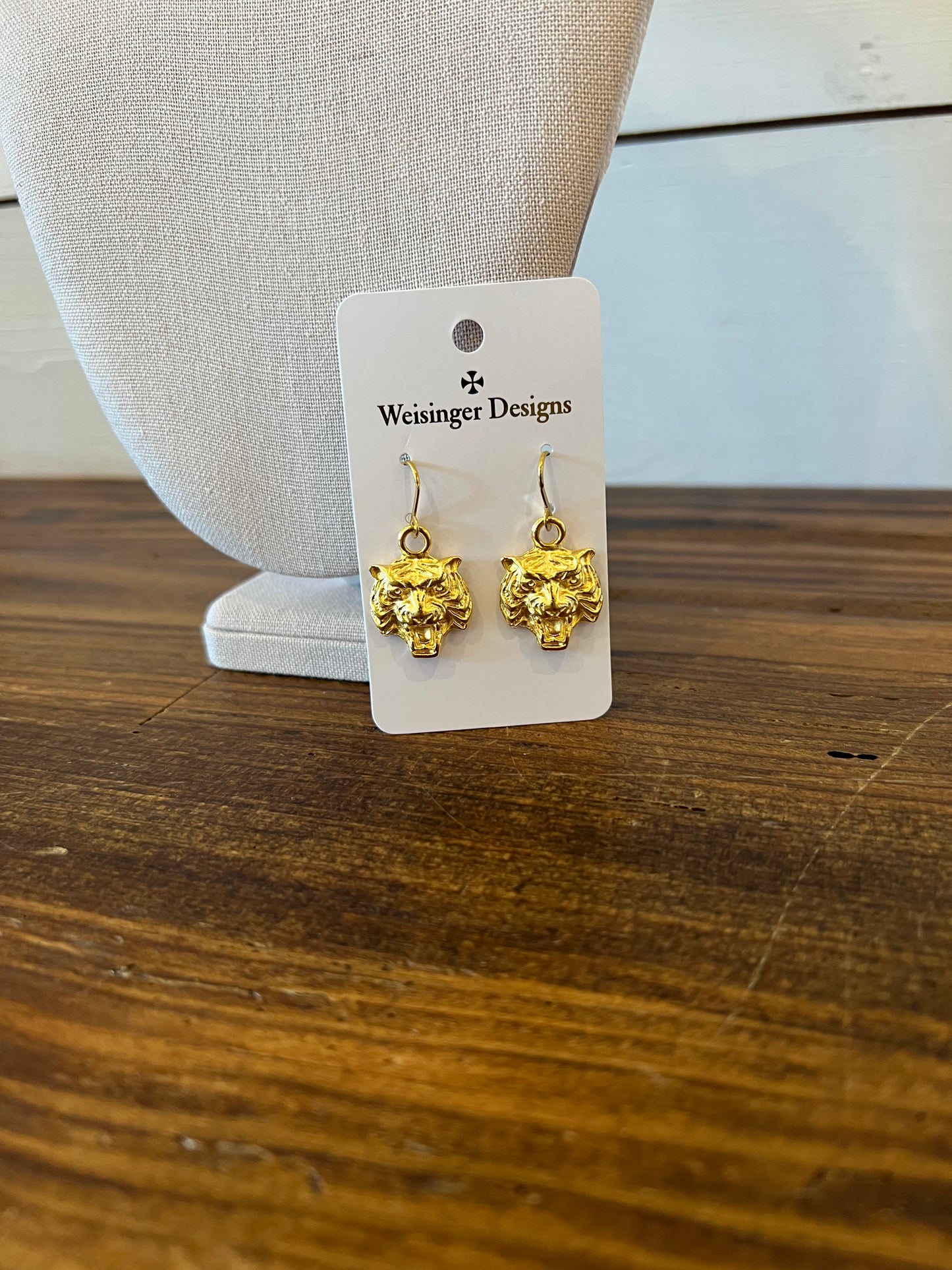 Tiger Earrings