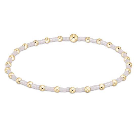 Hope Sincerity Bracelet - Silky White