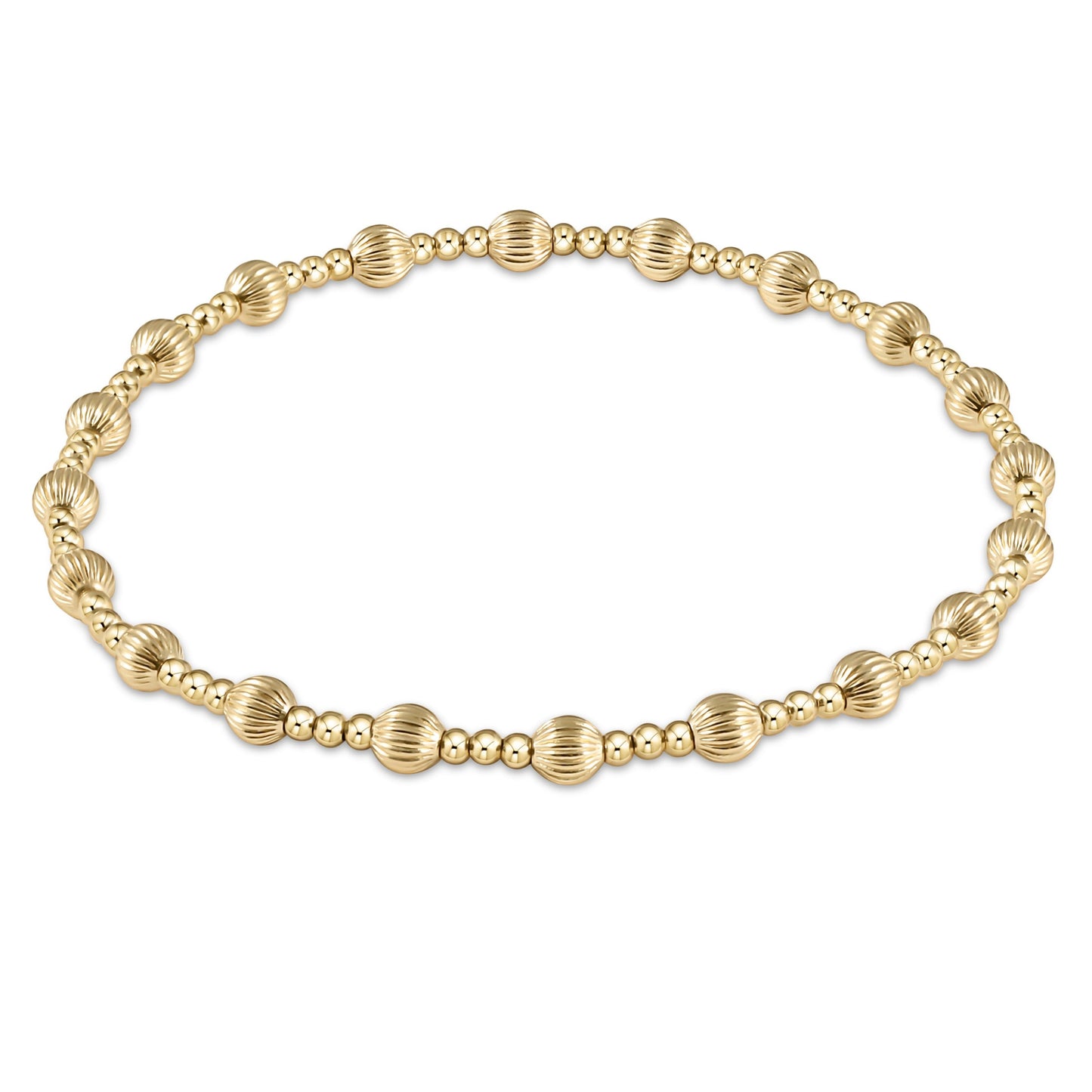 Extends Dignity Sincerity Gold 4mm Bracelet