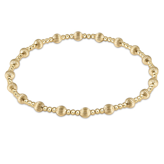 Extends Dignity Sincerity Gold 4mm Bracelet