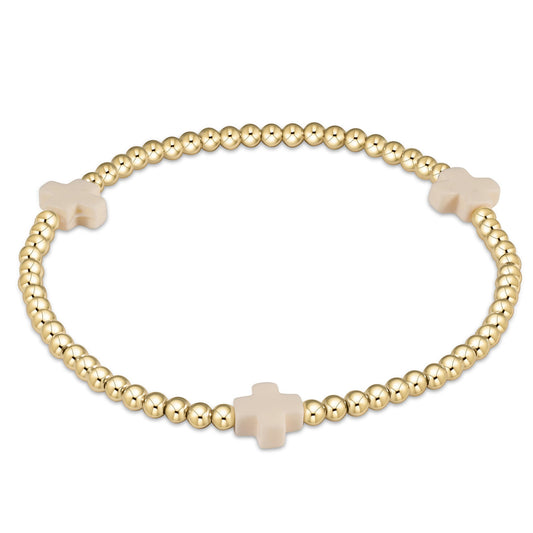 Egirl Signature Cross Bracelet Gold