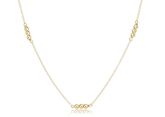 Choker Joy Simplicity Chain 17" Gold - Gold 3mm
