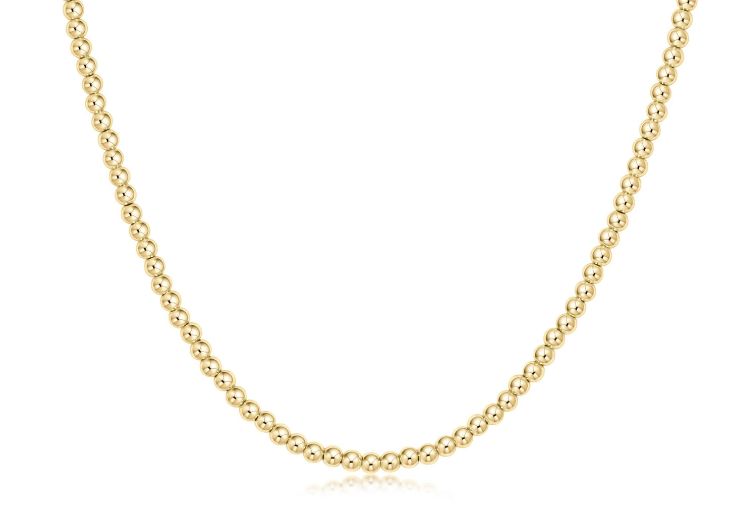 Choker 15" Classic Gold 3mm Bead