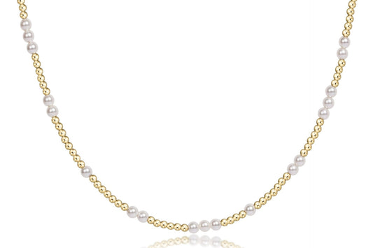 Choker Hope Unwritten -3mm Pearl- 15"