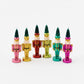 Nutcracker w/Tree Candle  (6 Colors)