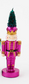 Nutcracker w/Tree Candle  (6 Colors)