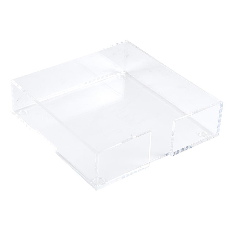 Square Notepaper in Acrylic Tray- Fake News