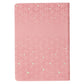Be Still and Know Geometric Pink Faux Leather Journal w/Zipper Closure - Psalm 46:10