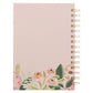 Even So It Is Well With My Soul Pink Floral Spiral Journal