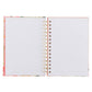 Even So It Is Well With My Soul Pink Floral Spiral Journal