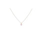 Kids Golden Birthday Heart Necklace