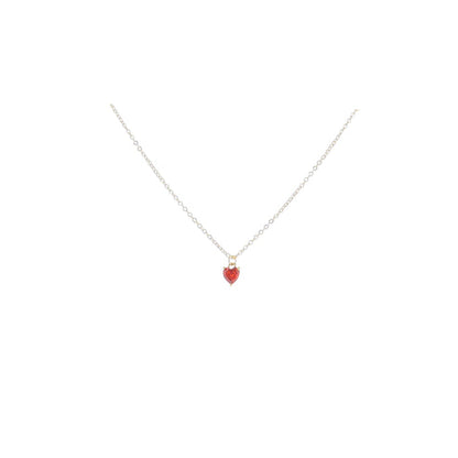 Kids Golden Birthday Heart Necklace