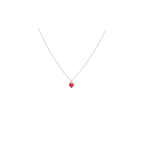 Kids Golden Birthday Heart Necklace