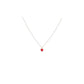 Kids Golden Birthday Heart Necklace