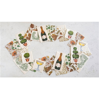 Autumn Leaves Cocktail Napkin - Pack of 20