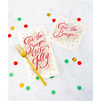Tis The Season Guest Napkin - Pack of 16