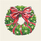 Holiday Wreath Cocktail Napkin - Pack of 20