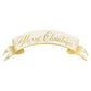 Merry Christmas Banner Table Accent - Pack of 12