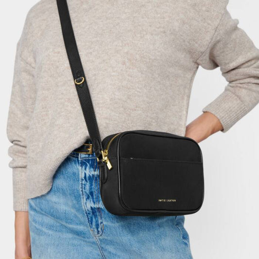 Nylon-Luxe Crossbody Bag
