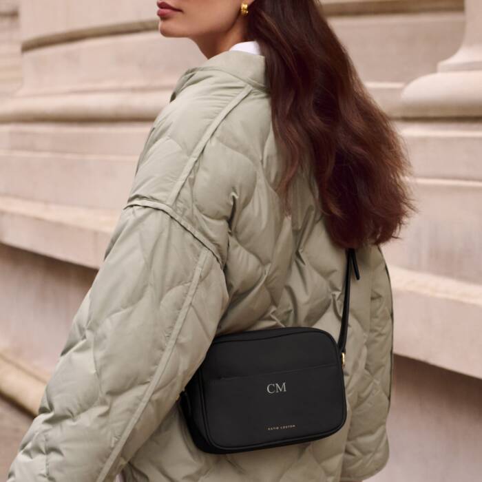 Nylon-Luxe Crossbody Bag