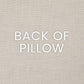 Knock Out - Sandstone - Feather Down Fill Pillow