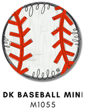 Baseball Mini Door Hanger Charm