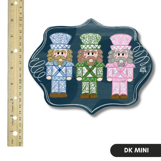 Navy Nutcrackers Mini Door Hanger Charm