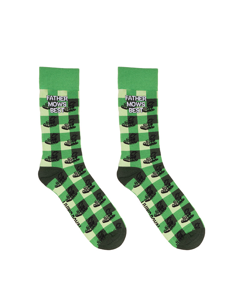 Father Mows Mens Bamboo Crew Socks