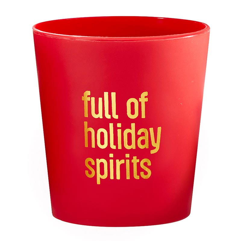 Frost Shot Cups- Holiday Spirits - Set of 10