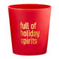 Frost Shot Cups- Holiday Spirits - Set of 10