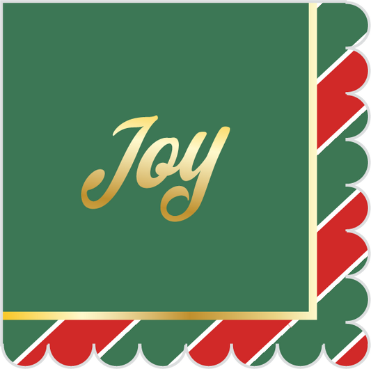 Joyful Christmas Cocktail Napkin