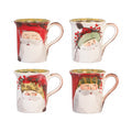 Old St. Nick Assorted Mugs- Set of 4