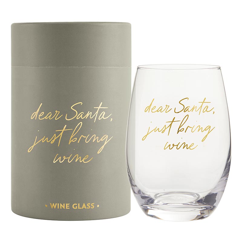 Stemless Wine Glass with Box (7 Styles)