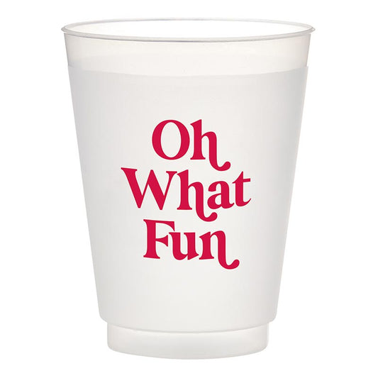 Frost Cup Oh What Fun- Set of 8