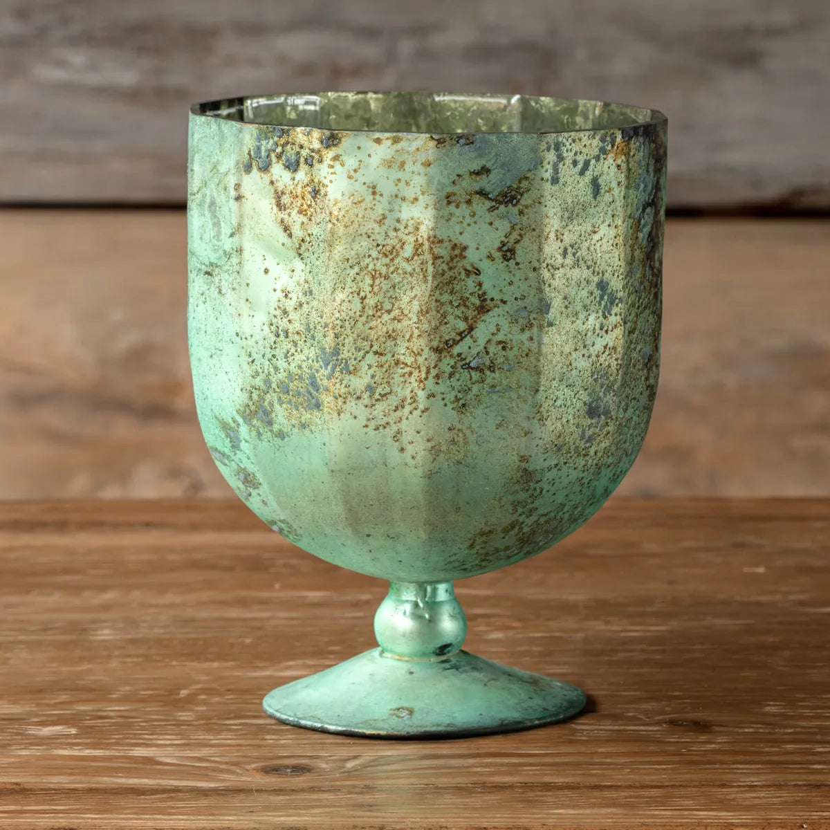 Antique French Blue Chalice Large