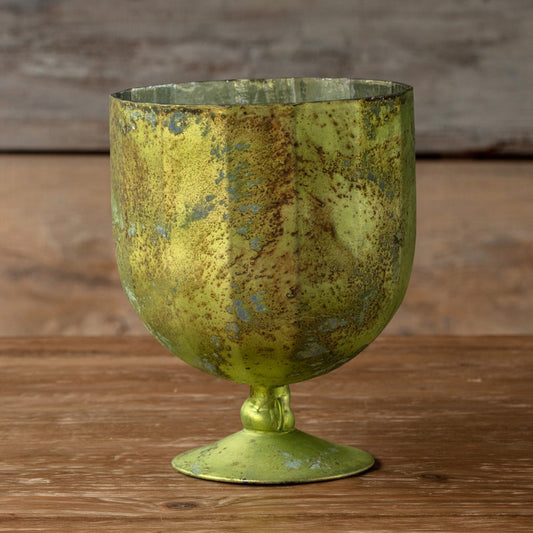 Antique Olive Chalice Large
