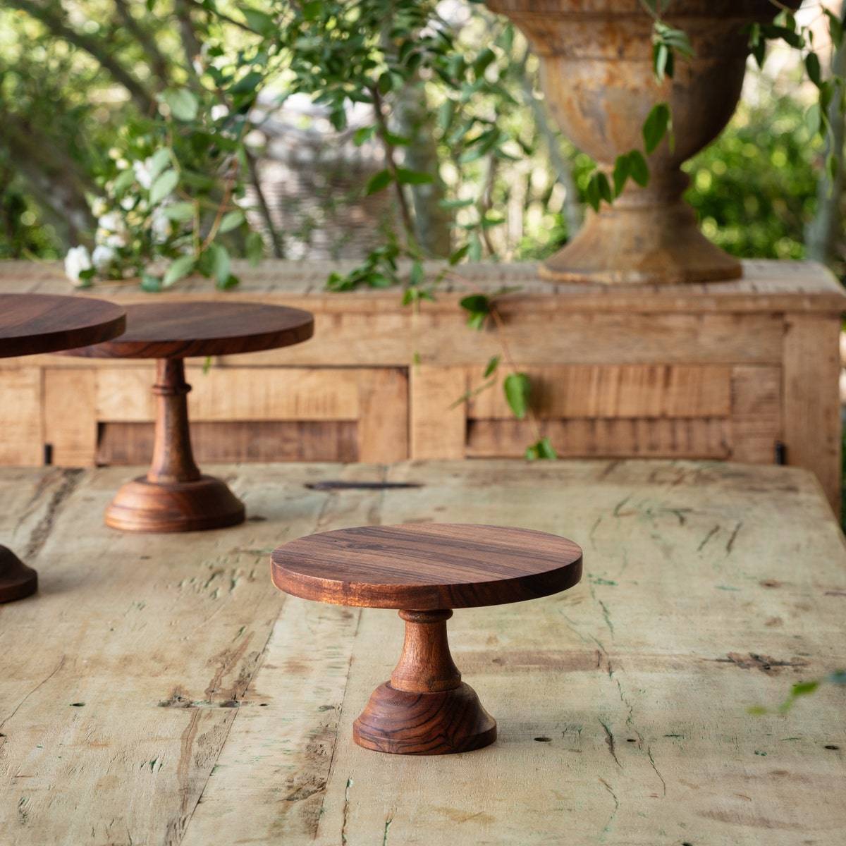 Wooden Cake Stand Small