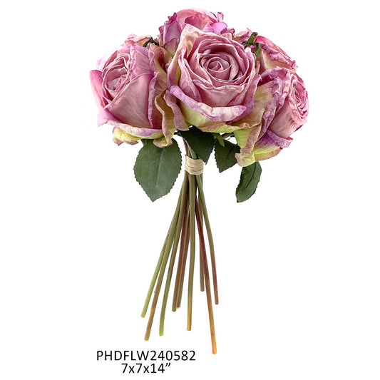 Sterling Garden Rose Clutch Bouquet