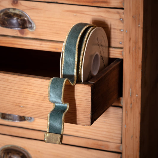 Aqua Crush Finishing Velvet Ribbon