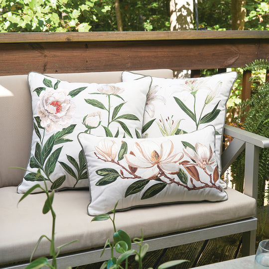 Magnolia Indoor/Outdoor Lumbar Pillow