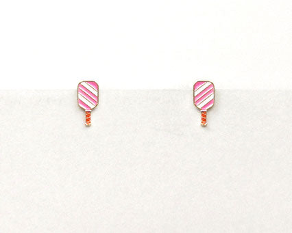 Racket Pink Earrings