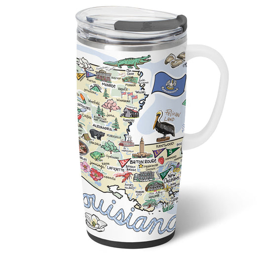Louisiana Travel Mug 22oz