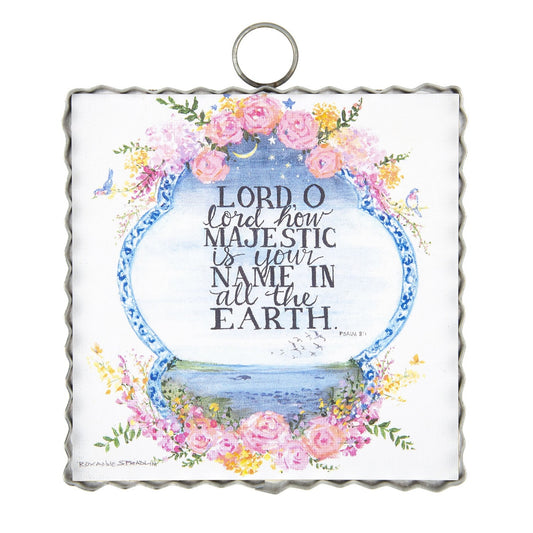 Mini Psalm 8:1 Print