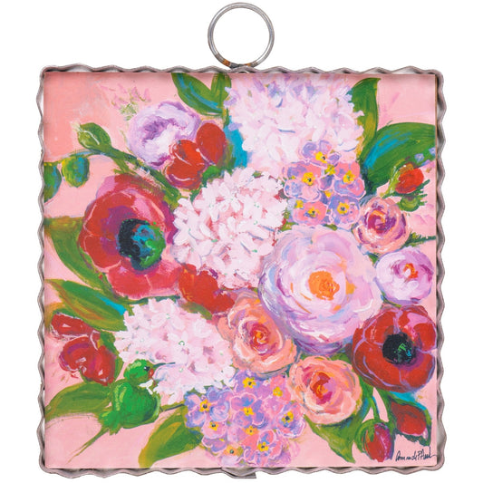 Mini Pink Flower Explosion Print